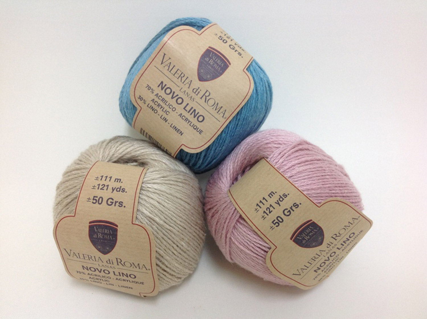 Novo lino, VALERIA DI ROMA, Algodones, Calidades agotadas Lanas Eva