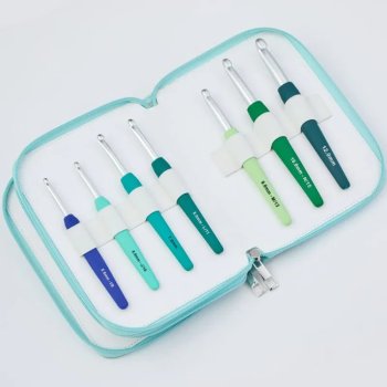 Set de 14 Ganchillos Waves 2.0 Deluxe KnitPro